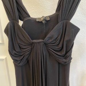 Sky Party Top. Black Size XS